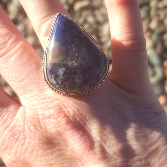 New Sodalite 925 Silver Ring. - Picture 6 of 8